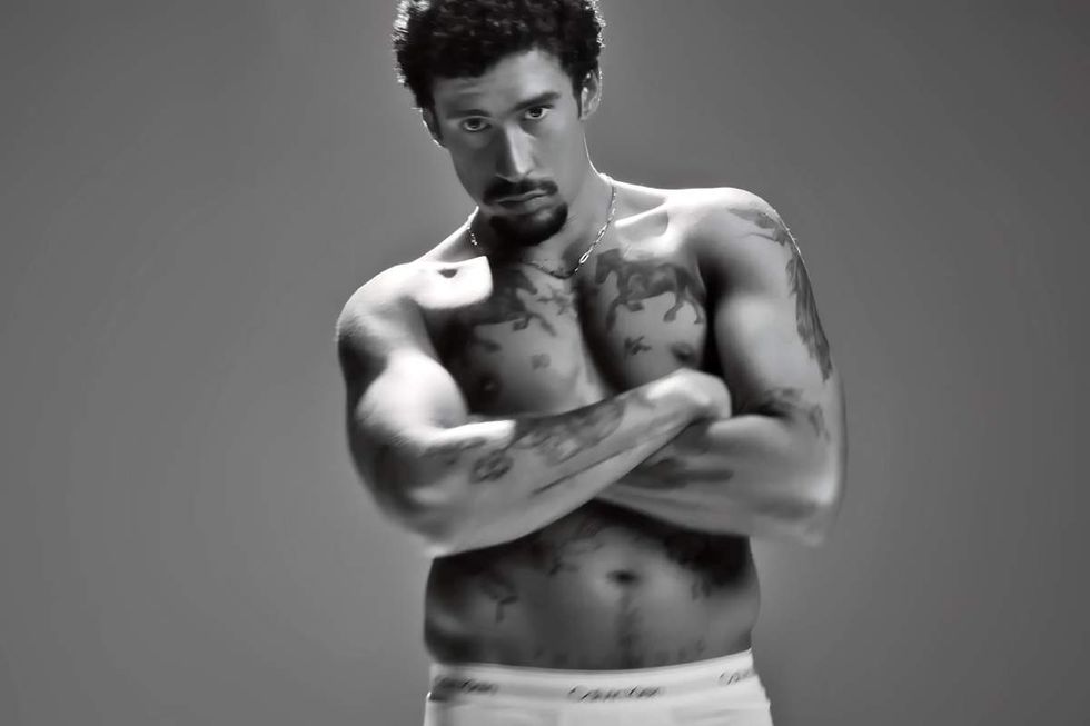 Bad Bunny in Calvin Klein campaign