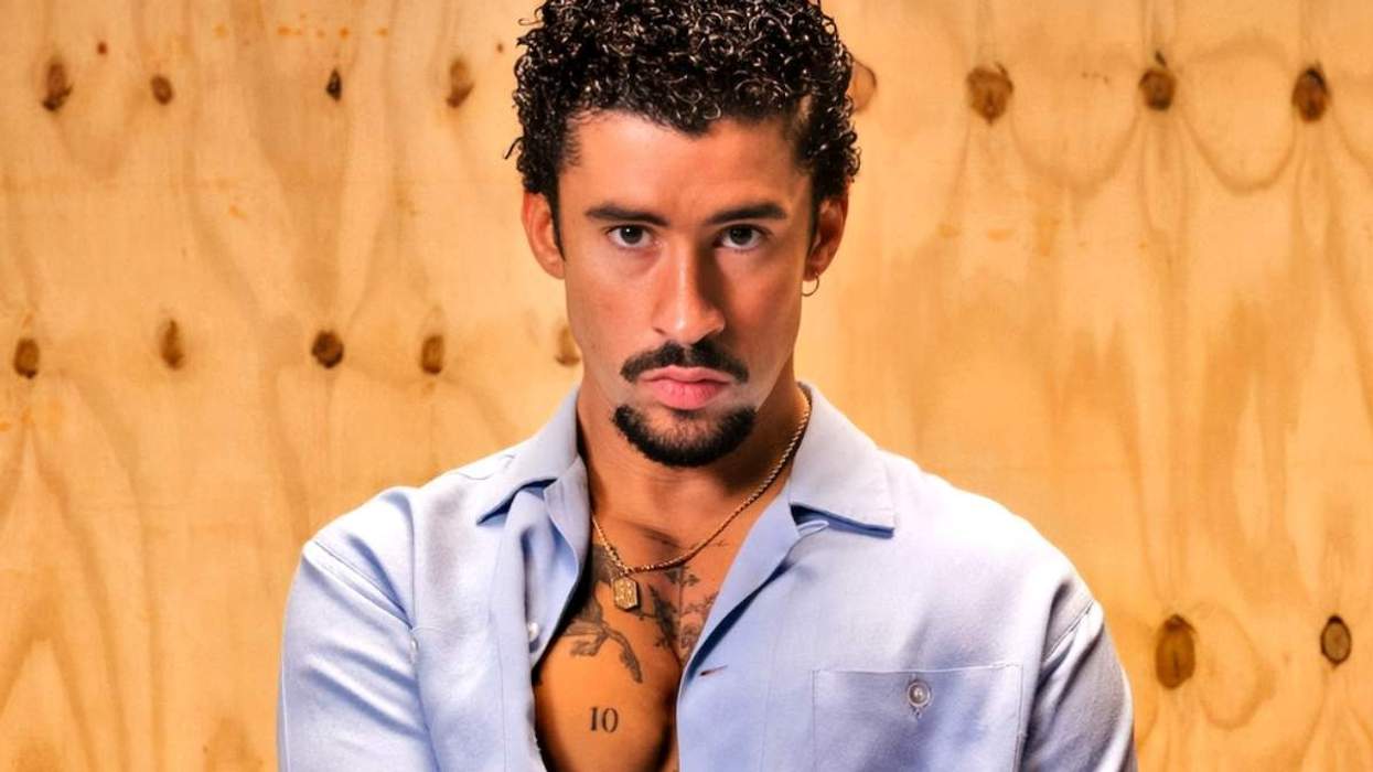 Bad Bunny in promotional image for studio album Debí Tirar Más Fotos