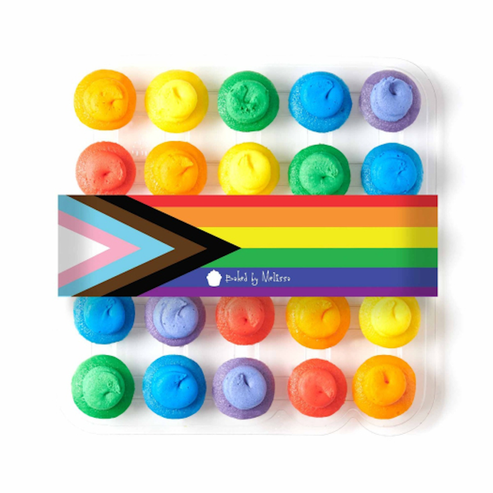 Baked by melissa pride cupcakes