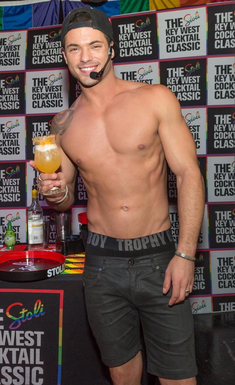 Bar Star Cory Z., representing Los Angeles and The Abbey, competes at 801 Bar.