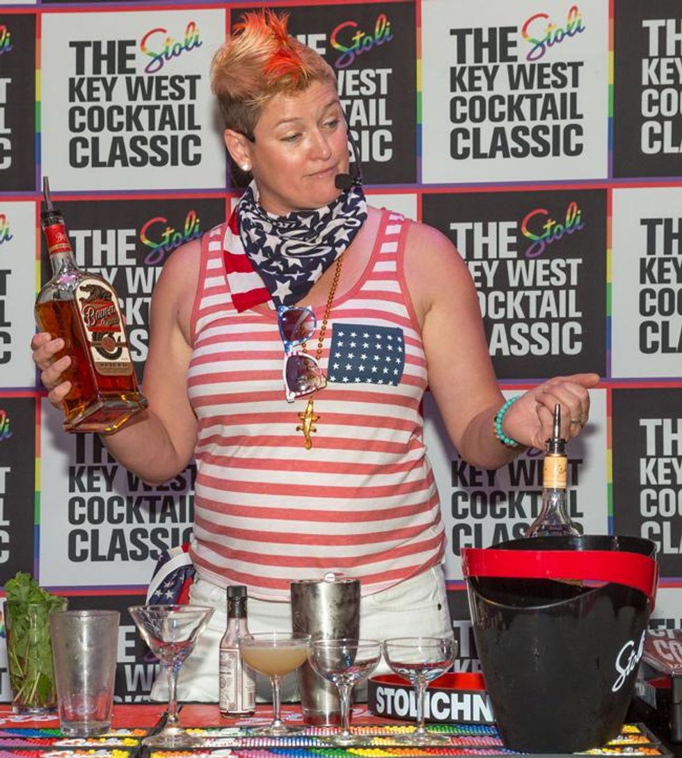 Bar Star Sabrina Haley from Oakland's Port Bar shakes up her "Impeachmint"