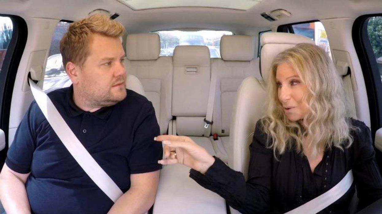 Barbara Streisand, James Corden, The Late Late Show, Carpool Karaoke, Walls
