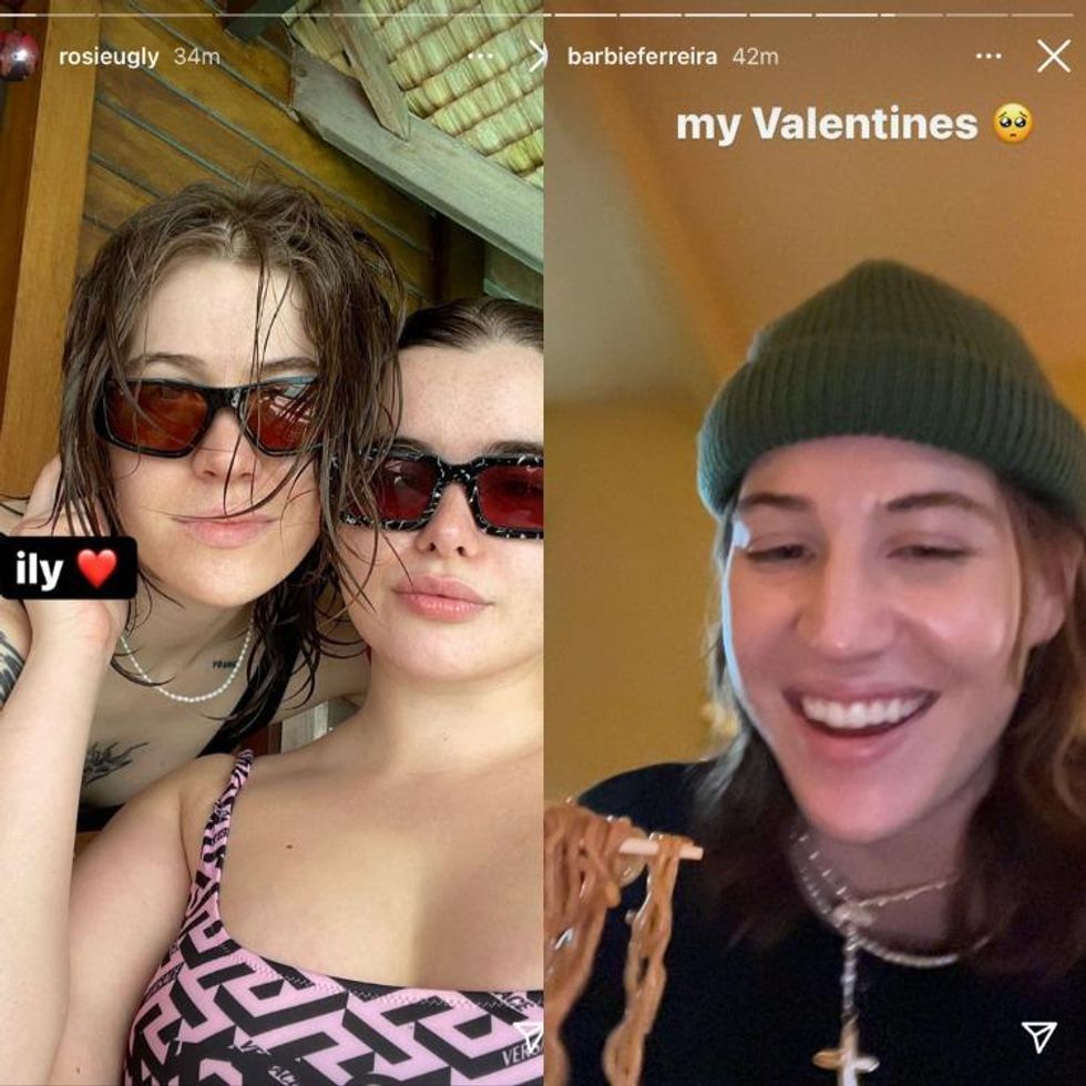 Barbie Ferreira and Elle Puckett