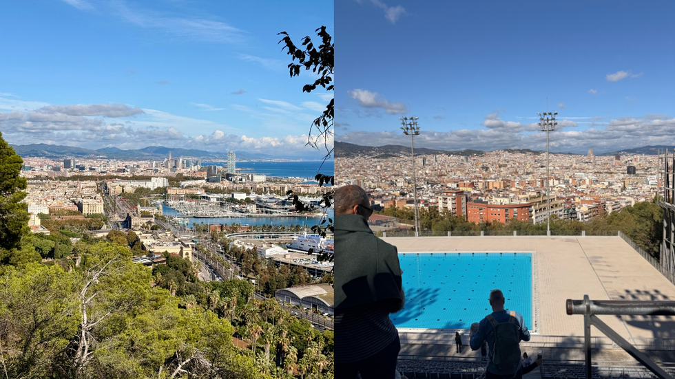 Barcelona skyline