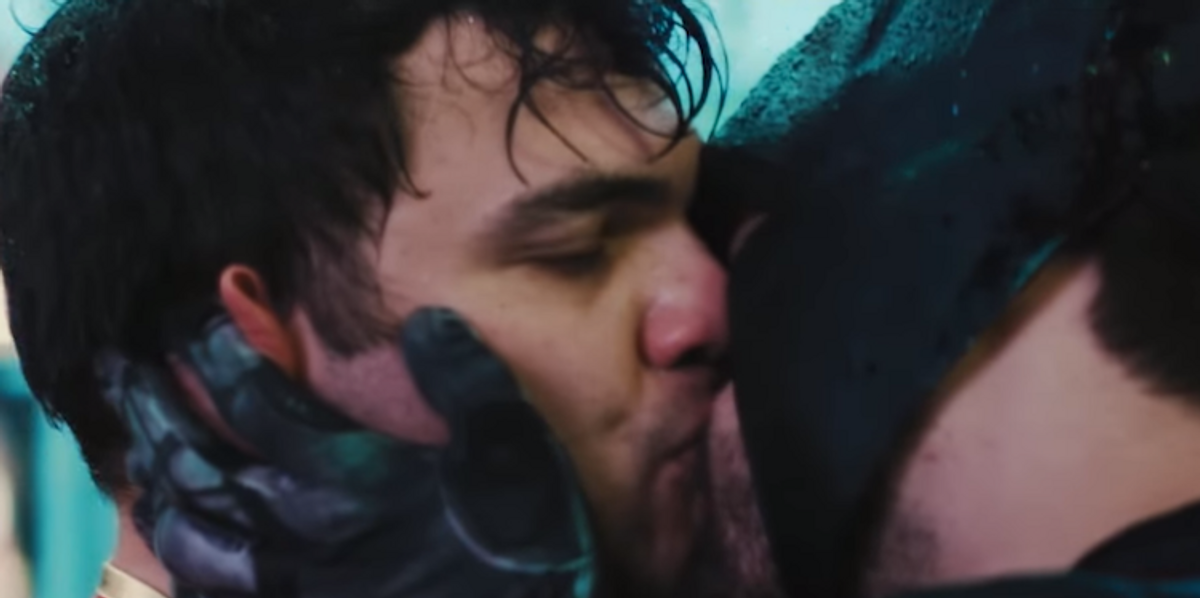 WATCH: Batman and Superman Share a Kiss