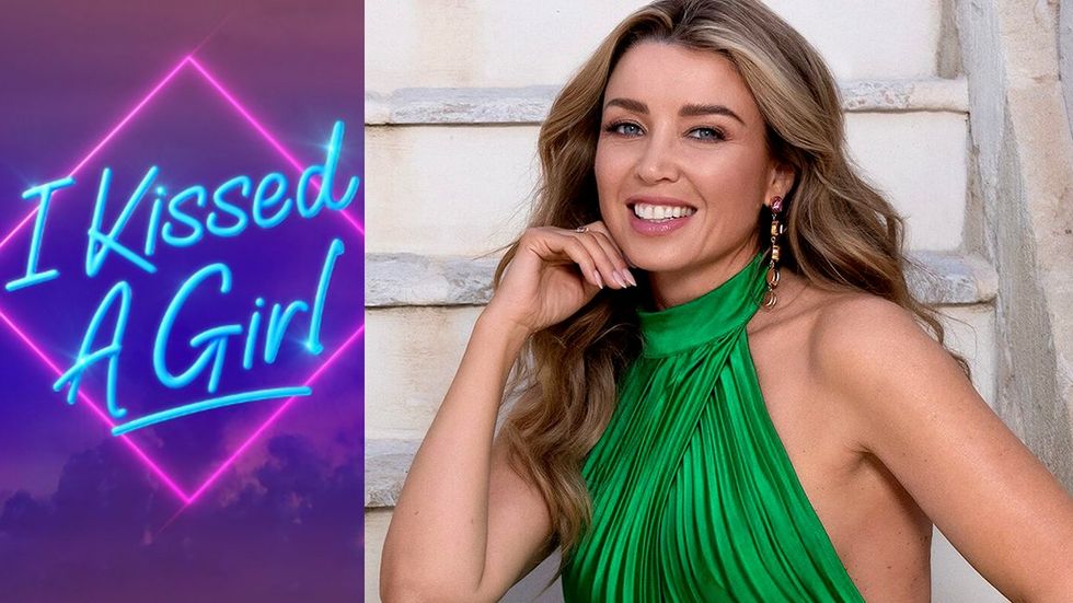 BBC Three lesbian dating reality show I KISSED A GIRL logo host Danii Minogue