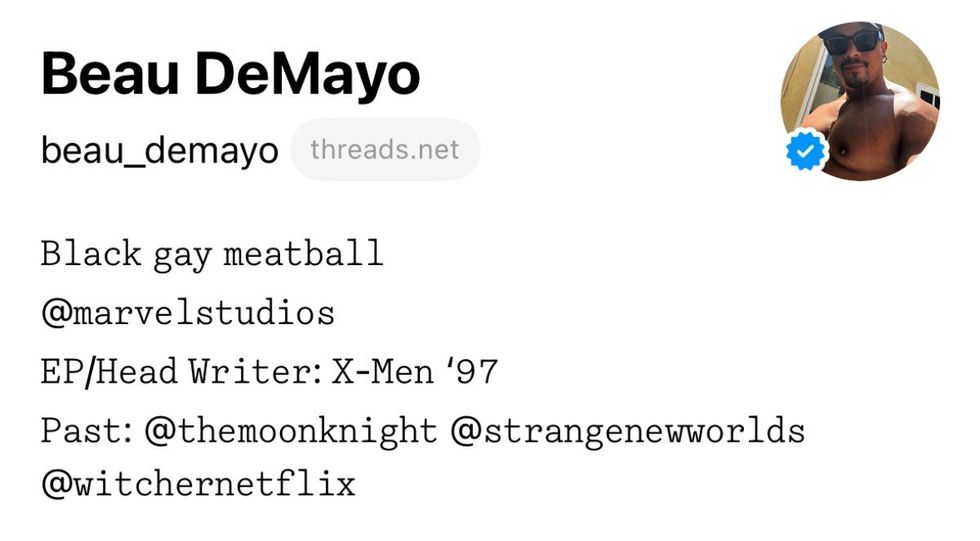 Beau DeMayo via Threads - March 15 2024