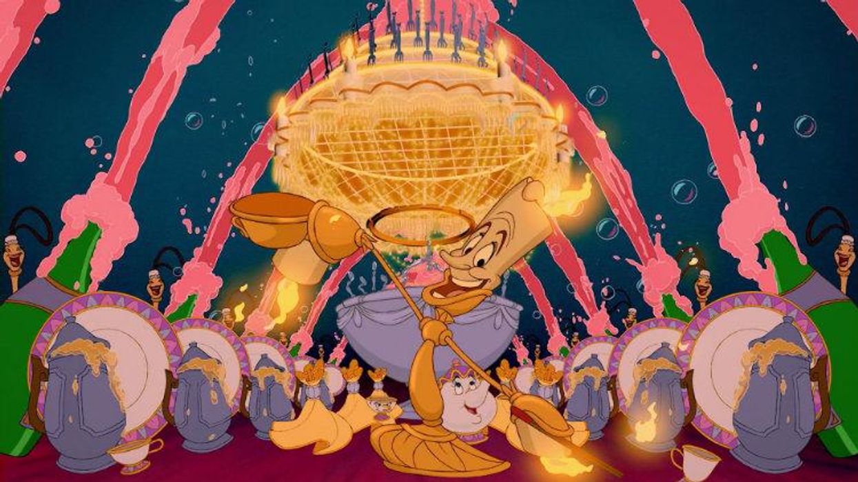 Beauty and the Beast, Be Our Guest, Angela Lansbury, Jerry Orbach, Disney