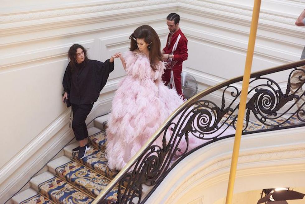 Behind-the-Scenes at Valentino's Couture Show