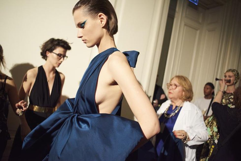 Behind-the-Scenes at Valentino's Couture Show