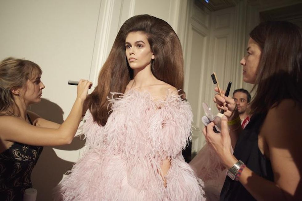 Behind-the-Scenes at Valentino's Couture Show