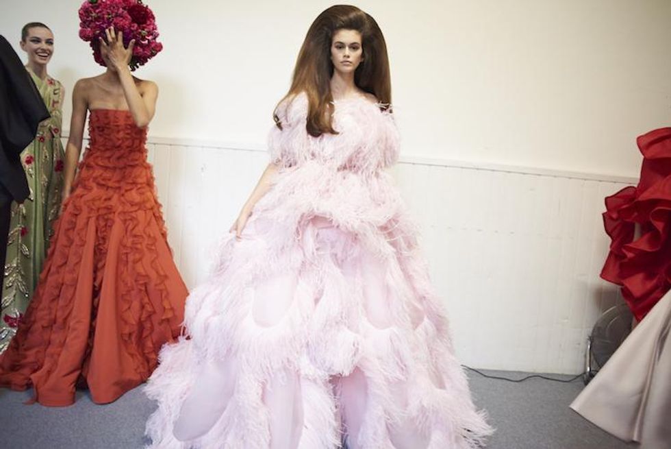 Behind-the-Scenes at Valentino's Couture Show