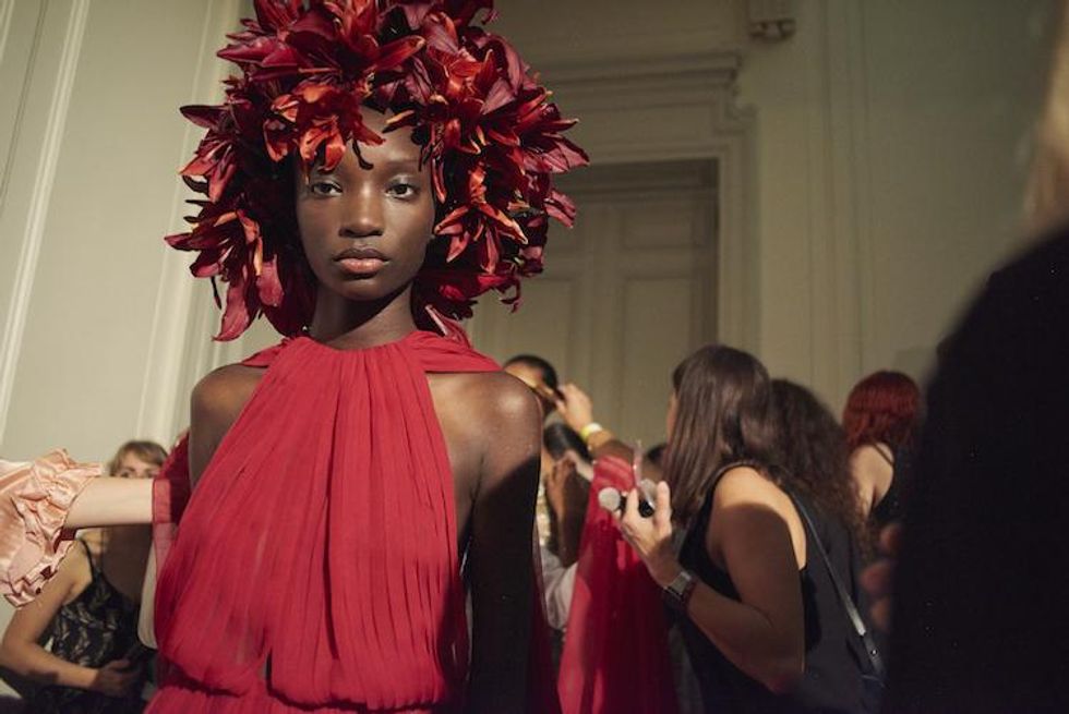 Behind-the-Scenes at Valentino's Couture Show