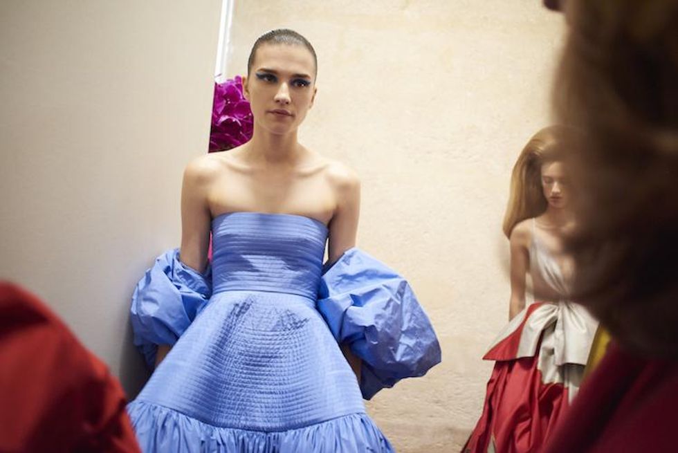 Behind-the-Scenes at Valentino's Couture Show