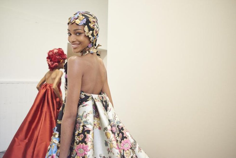 Behind-the-Scenes at Valentino's Couture Show