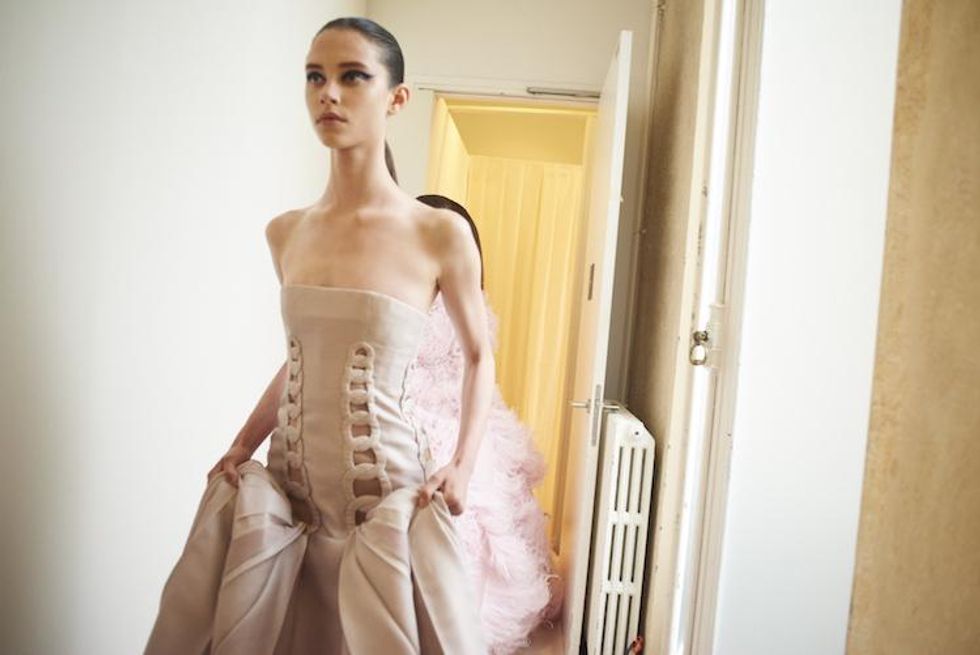 Behind-the-Scenes at Valentino's Couture Show