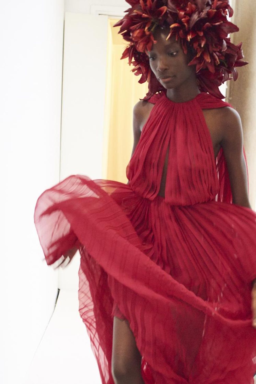 Behind-the-Scenes at Valentino's Couture Show