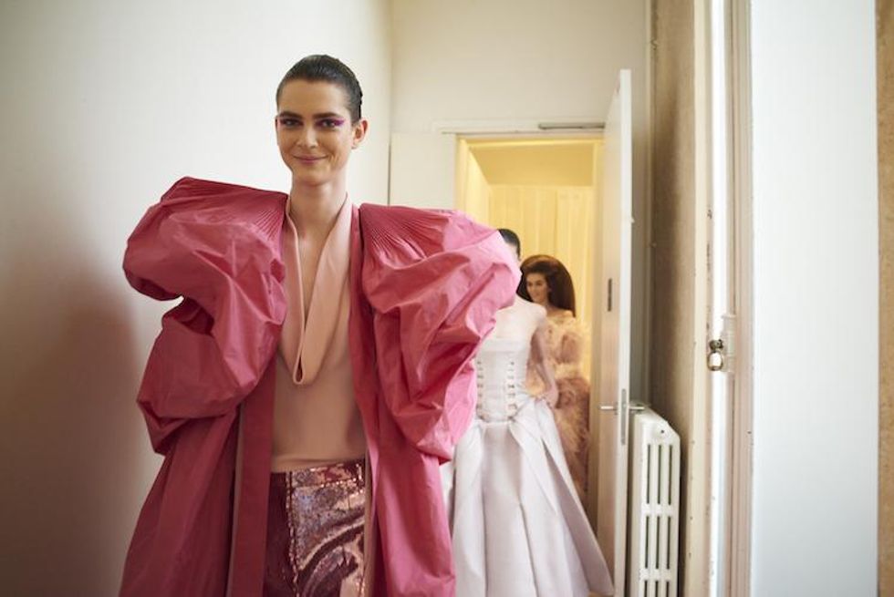 Behind-the-Scenes at Valentino's Couture Show