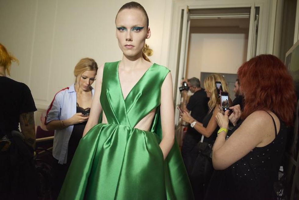 Behind-the-Scenes at Valentino's Couture Show