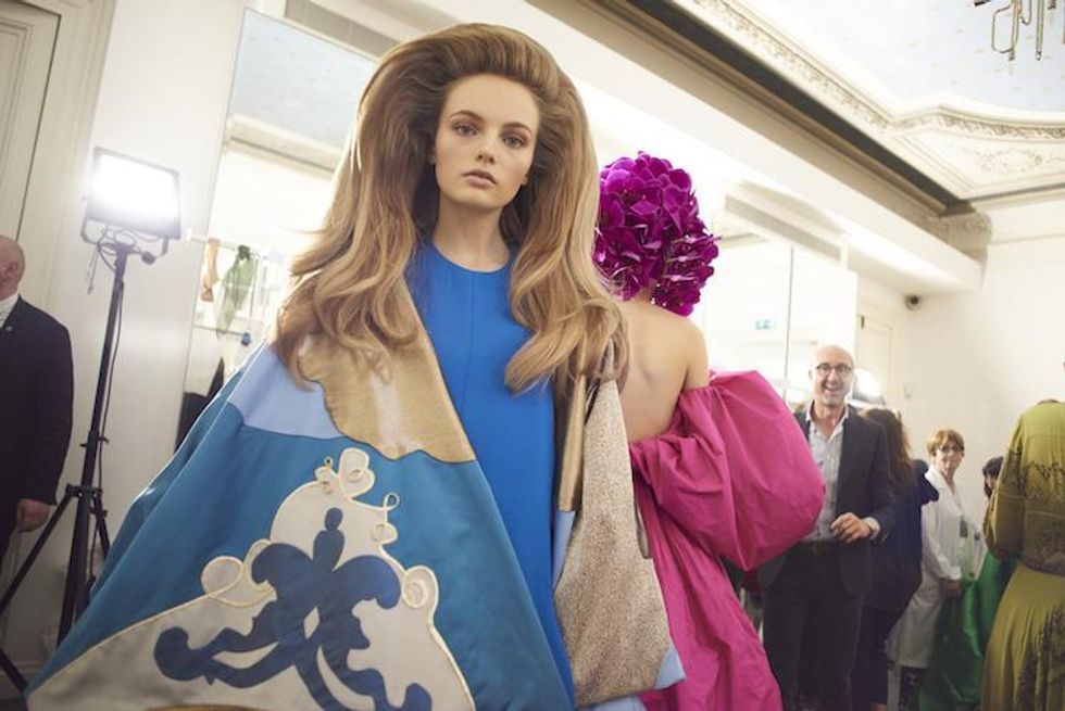 Behind-the-Scenes at Valentino's Couture Show