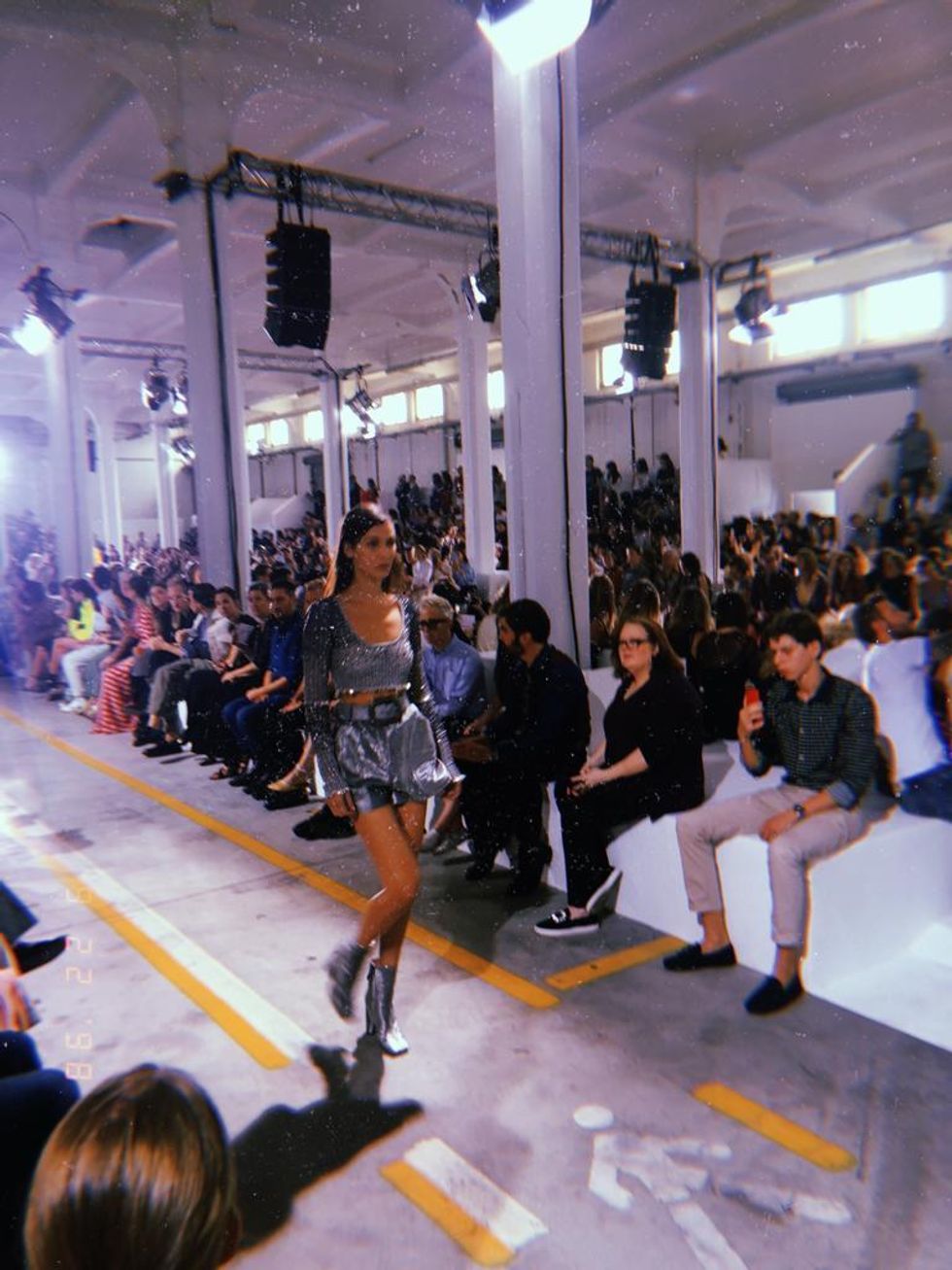 Bella Hadid at Cavalli.