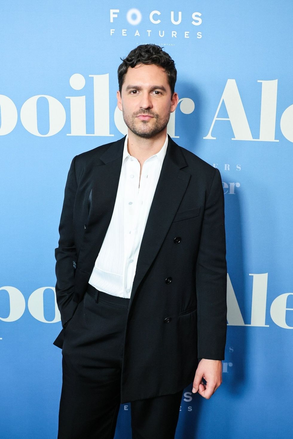 Ben Aldridge at the Spoiler Alert premiere in New York City