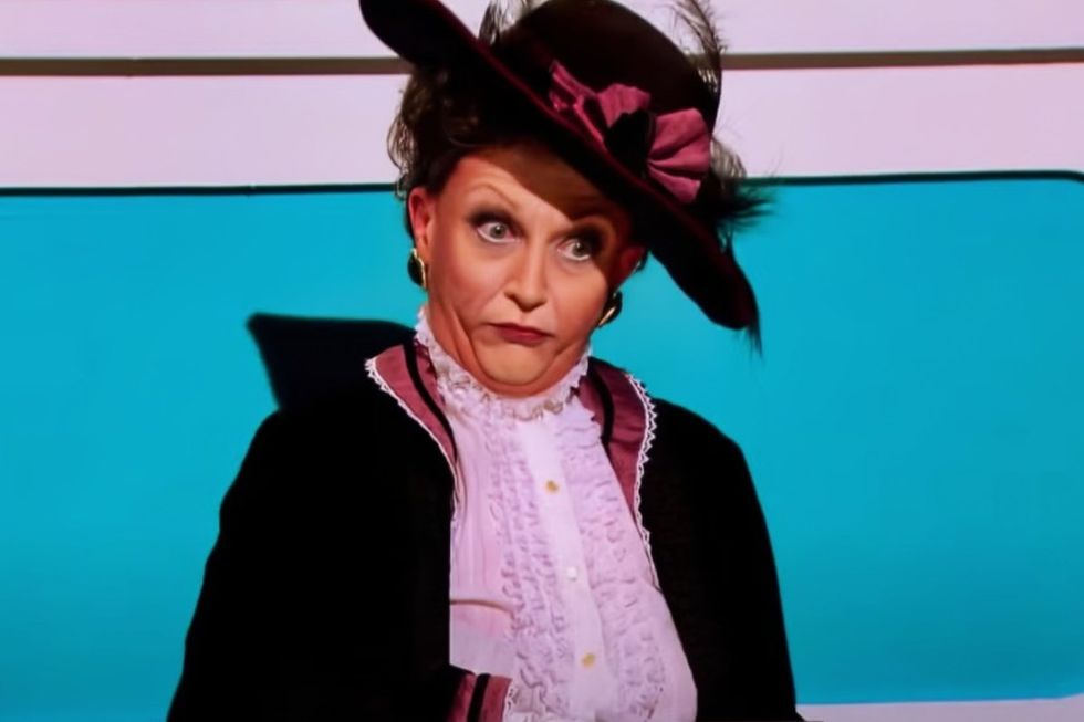 BenDeLaCreme as Maggie Smith in the Snatch Game of RuPaul's Drag Race season 6