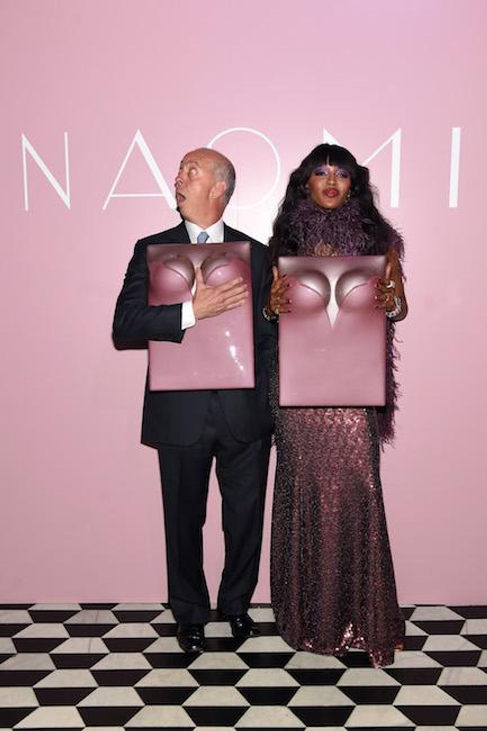 Benedikt Taschen and Naomi Campbell