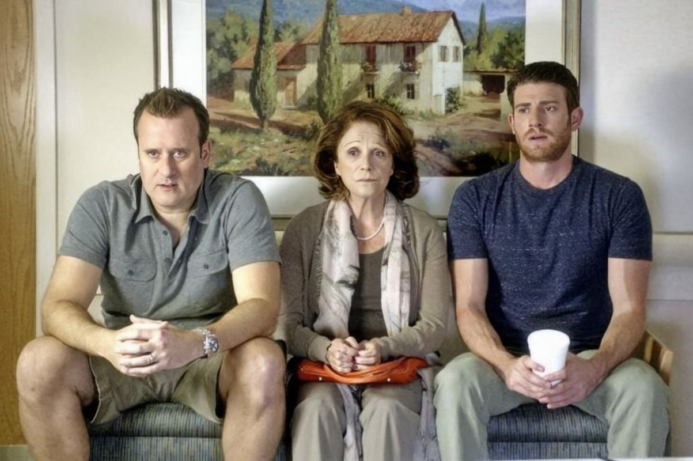 Benjamin King, Linda Lavin, and Bryan Greenberg in A Short History of Decay
