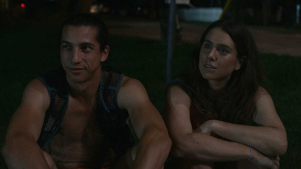 Benjamin Norris as Kyle, Delaney Buffett as Delaney