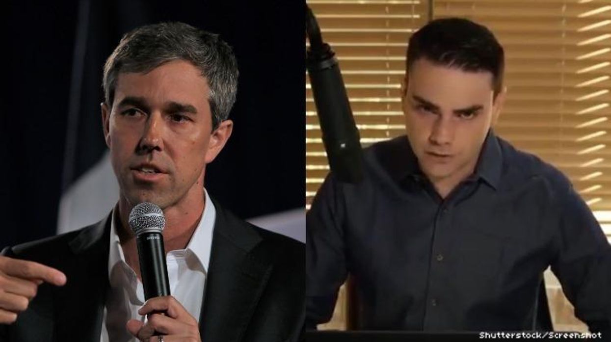 Beto O'Rourke and Ben Shapiro