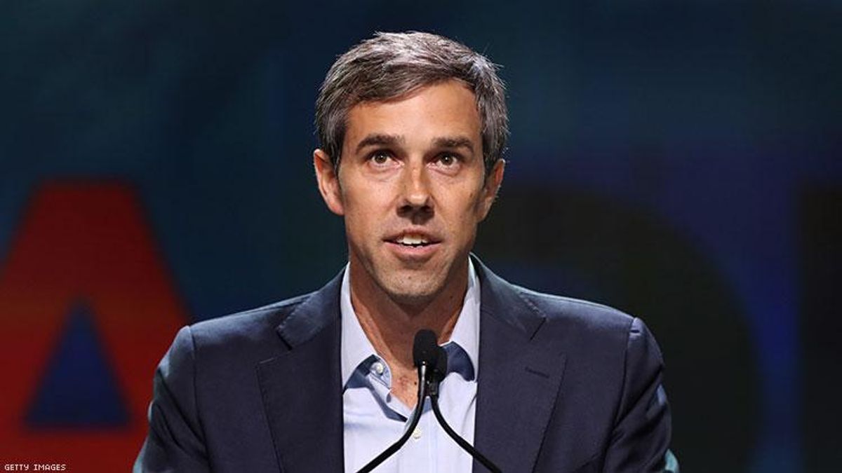 Beto O'Rourke celebrates Pride month by unveiling LGBTQ+ campaign policy promises.