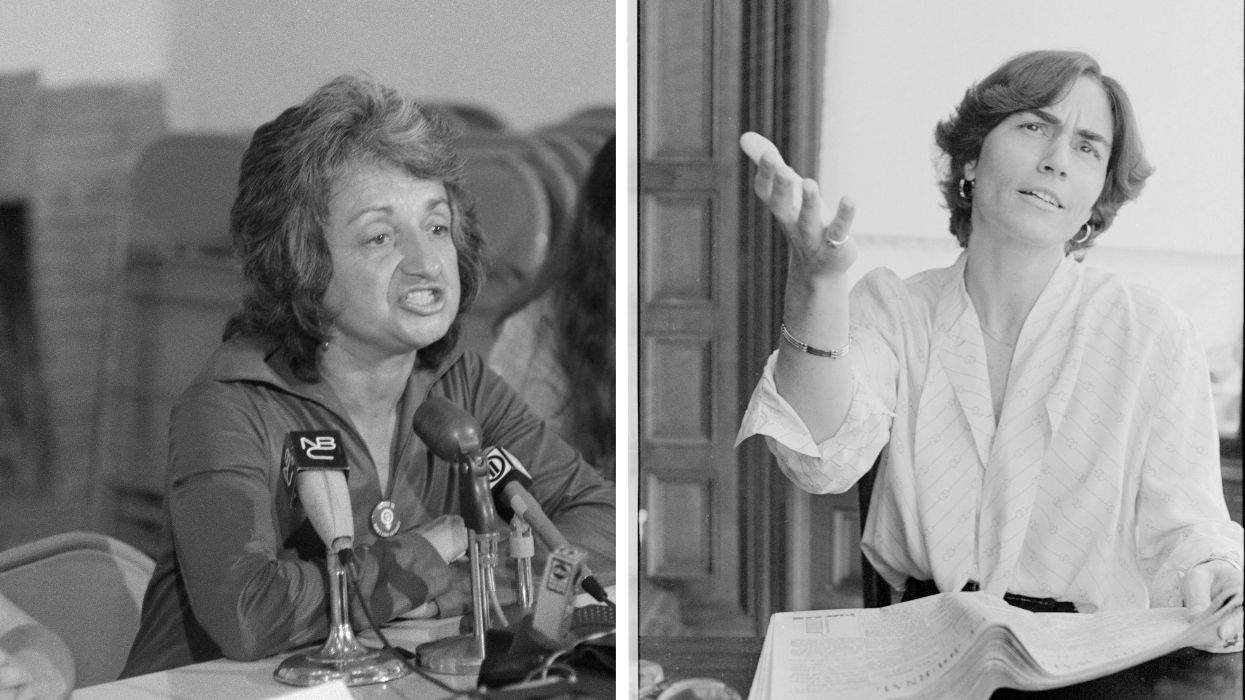 Betty Friedan and Rita Mae Brown