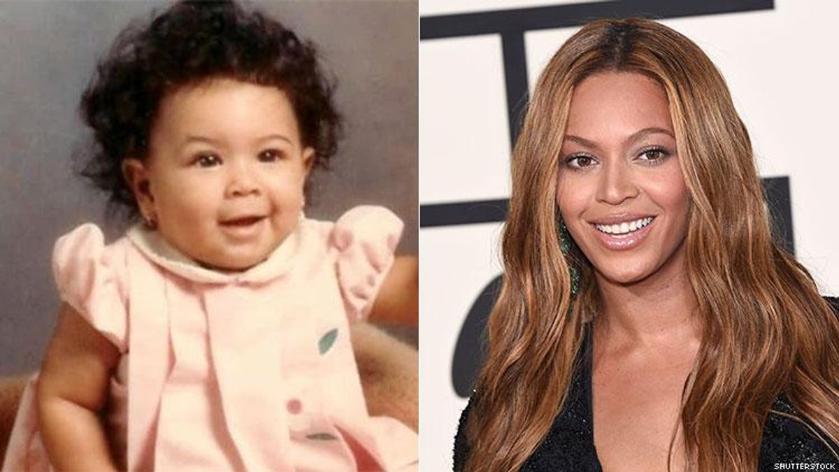 Beyonce then and now