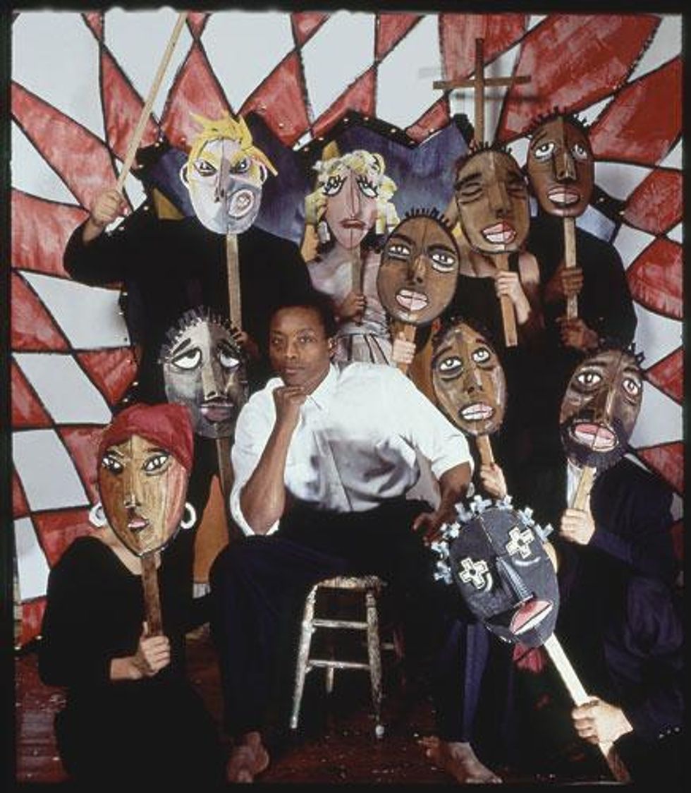 Bill T. Jones (featured) in 'Last Supper at Uncle To’s Cabin/The Promised Land,' Bill T. Jones/Amie Zane and Company, 1990