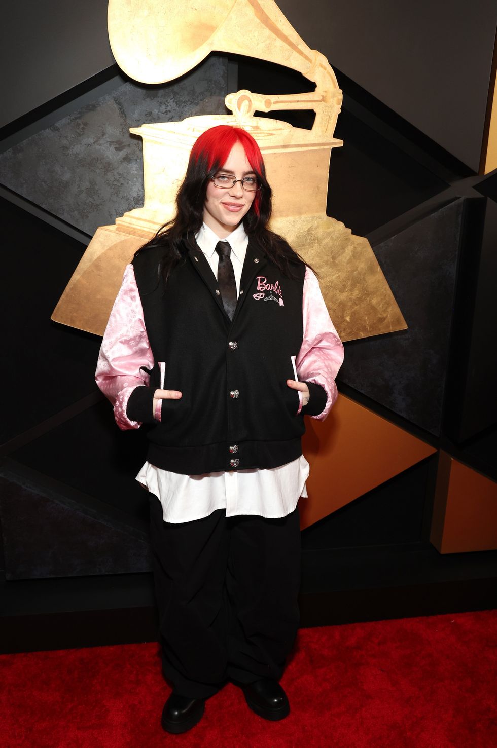 billie Eilish grammys red carpet