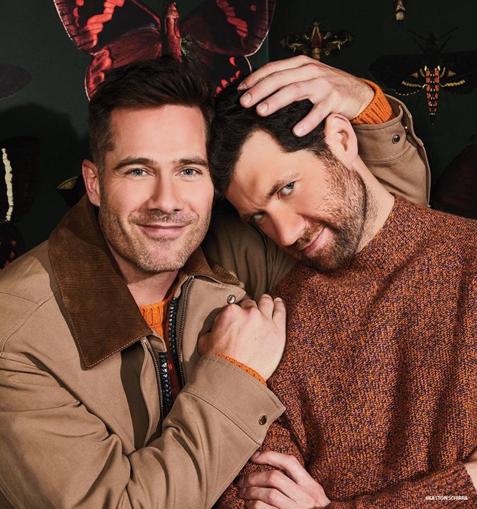 Billy Eichner (right) and Luke Macfarlane (left)