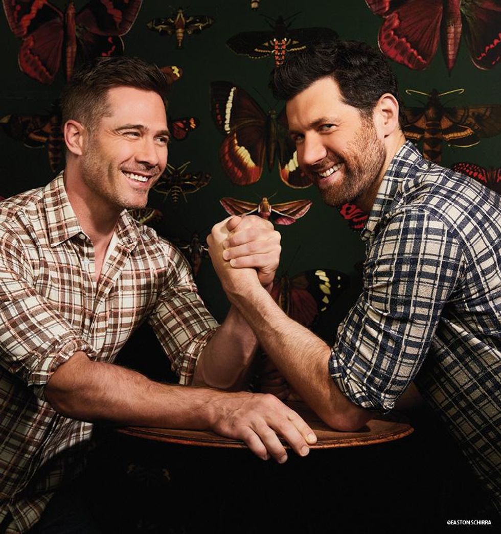 Billy Eichner (right) and Luke Macfarlane (left)