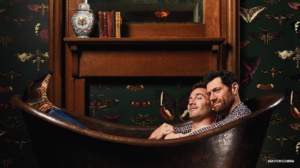 Billy Eichner (right) and Luke Macfarlane (left)