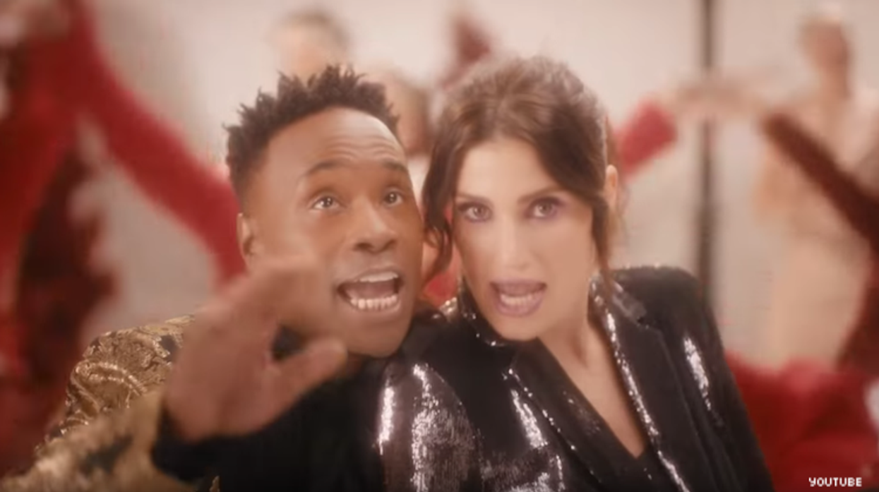 Billy Porter and Idena Menzel