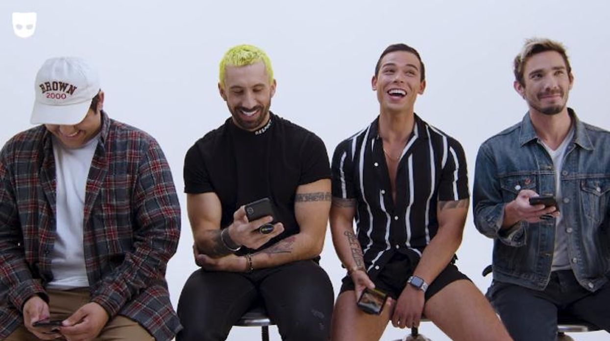 Bisexual guys try Grindr