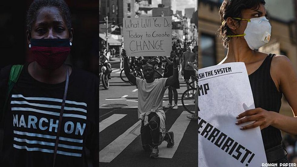 Black Lives Matter Demonstrations Photographed by Rowan Papier