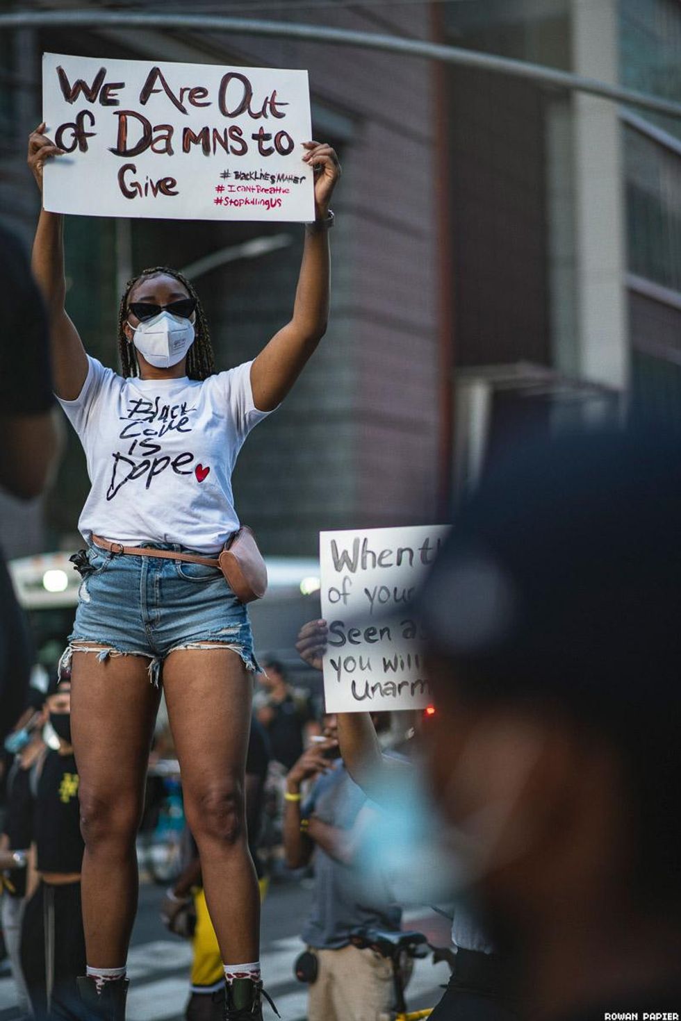 Black Lives Matter Demonstrations Photographed by Rowan Papier