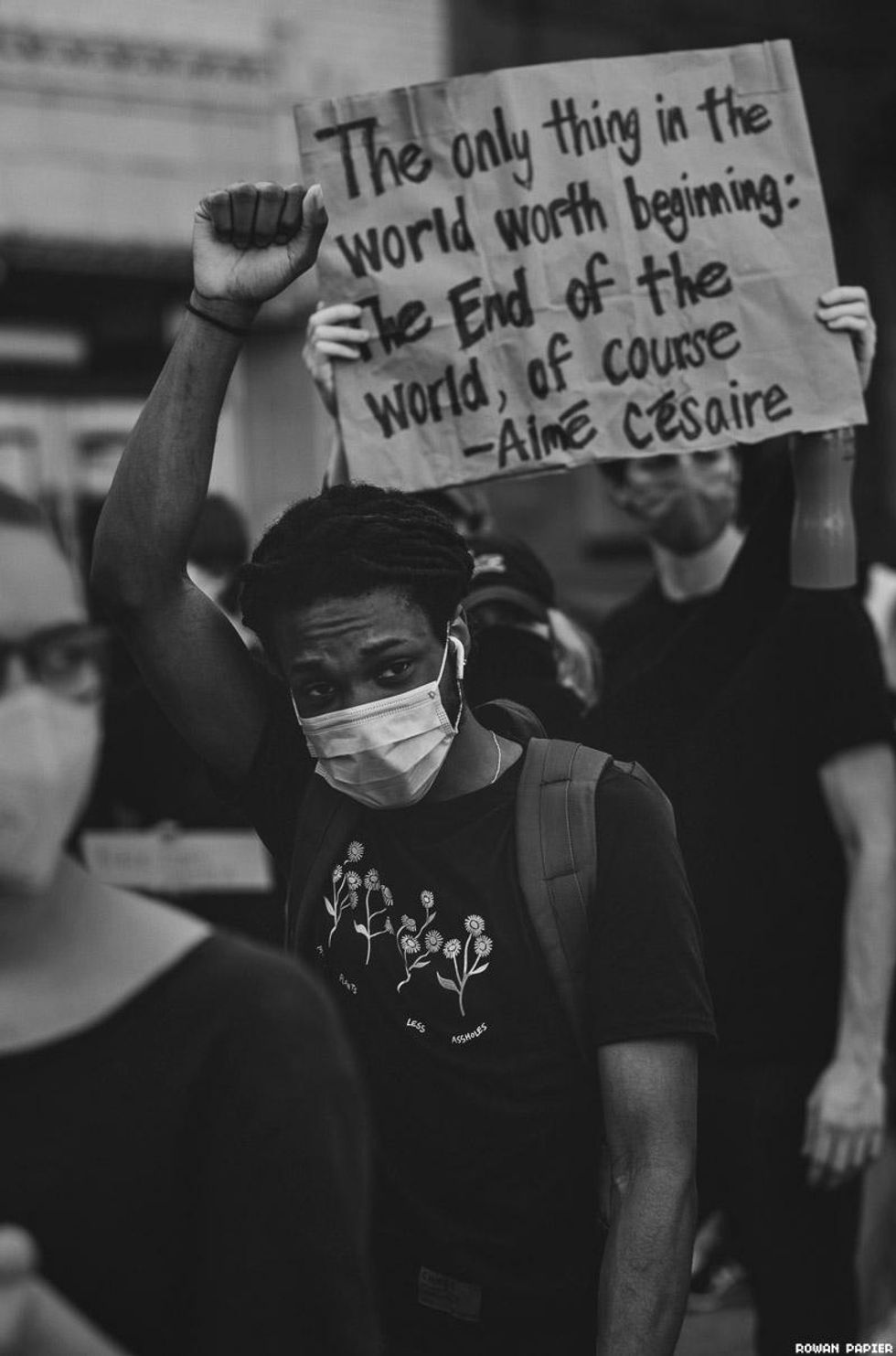 Black Lives Matter Demonstrations Photographed by Rowan Papier