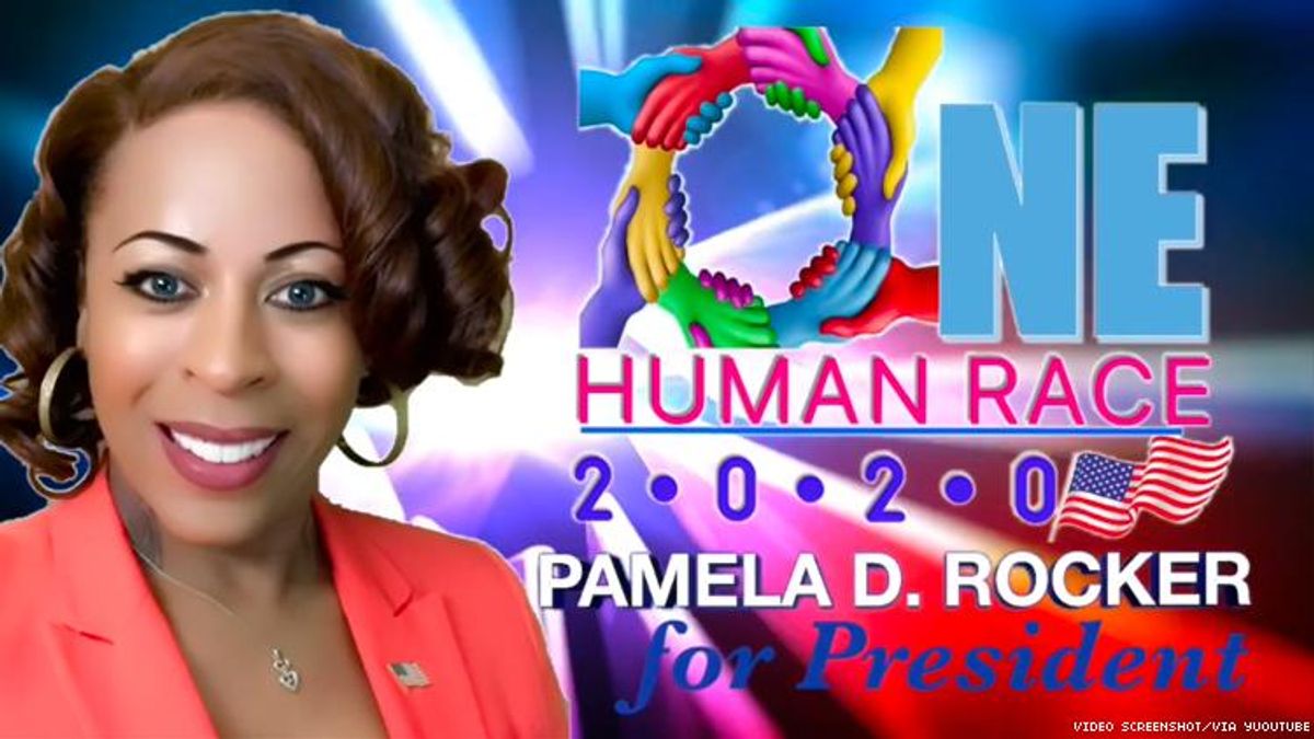 Black transgender woman Pamela Rocker is running for president.