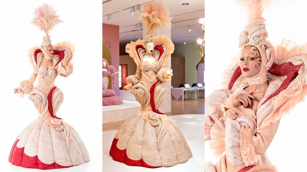 Blair St. Clair wearing \u200bRocaille gown for the Indianapolis Museum of Art at Newfields, 2024-2025