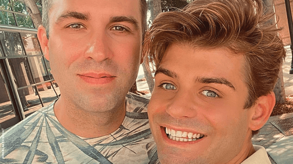 Blake Knight and Garrett Clayton
