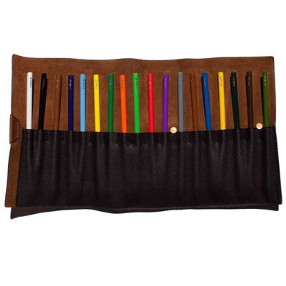 Bleecker Leather Pencil Roll by Coach