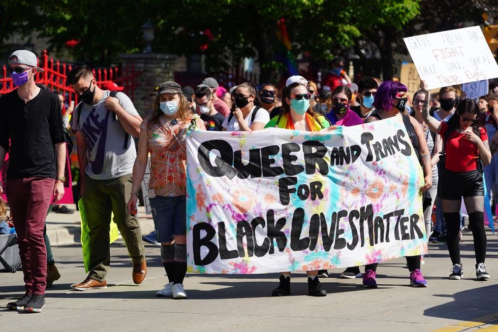 BLM LGBTQ+ march in Wisconsin (2020)\u200b