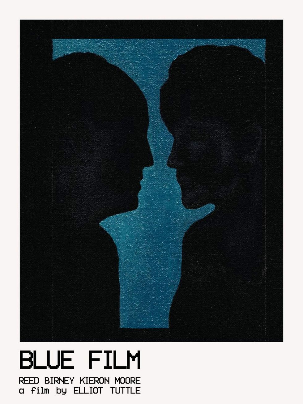 Blue film poster